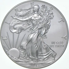 2012-W Burnished Silver Eagle