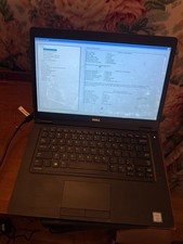 Dell Latitude 5480 Laptop   i5-7200U   8GB RAM   No Drive/Battery   Boots to BIO