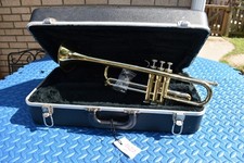 Needs work. Olds Trumpet, case, needs water valves replaced.