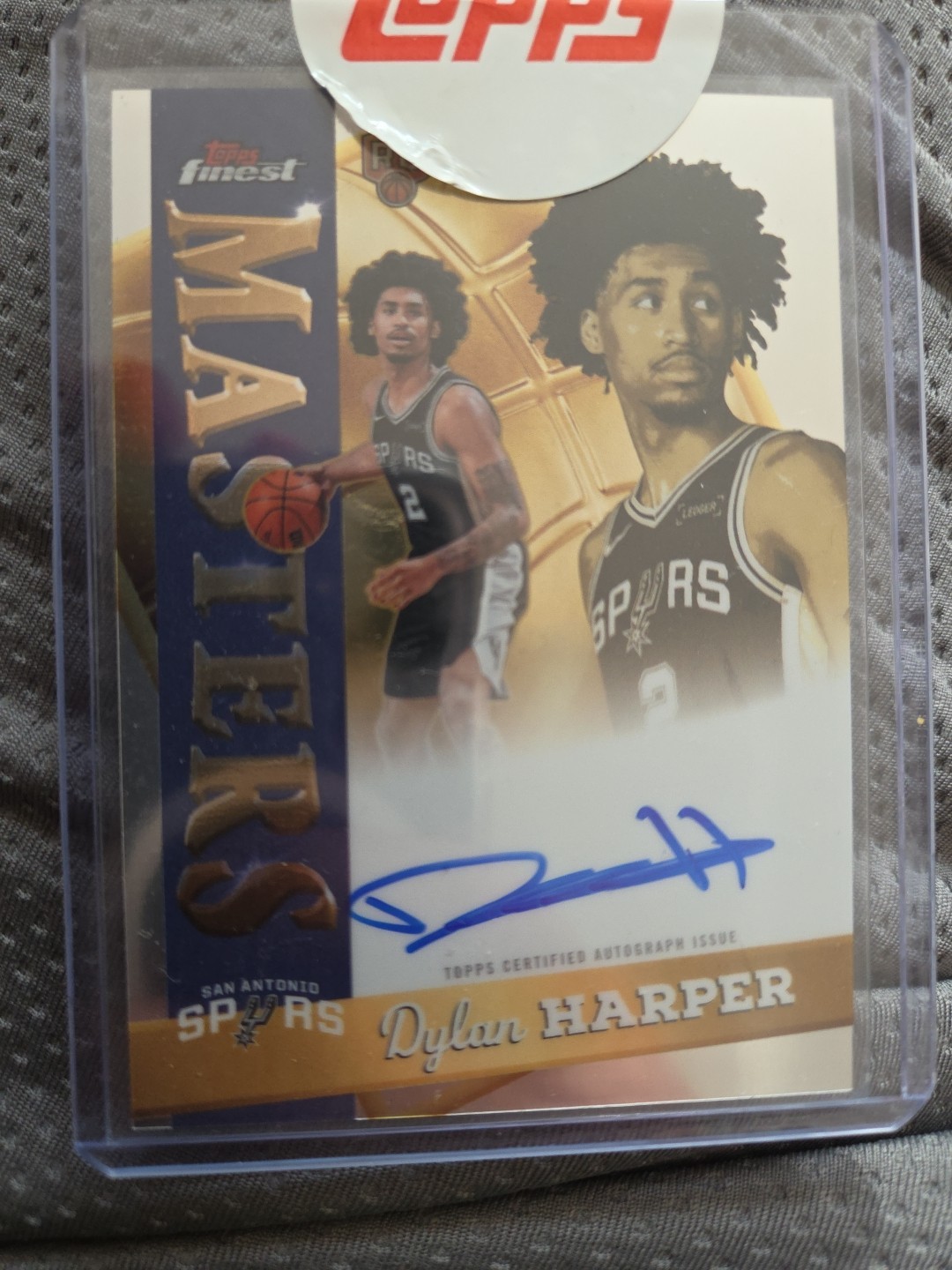 2025-26 Topps Finest - Masters Autographs Dylan Harper #MA-DH (AU, RC)