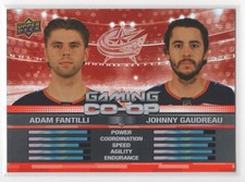 #CGO-20 Adam Fantilli / Johnny Gaudreau 2024-25 Upper Deck Gaming Co-Op Columbus