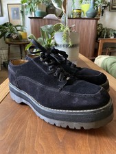 Vintage 90s Dr Martens Made In England UK 8 Unisex Creepers Chunky Sole Suede