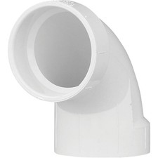 Pipa Charlotte 2 pulgadas Horario 40 90 grados Paquete de codo de PVC sanitario DWV (1/4 curva)