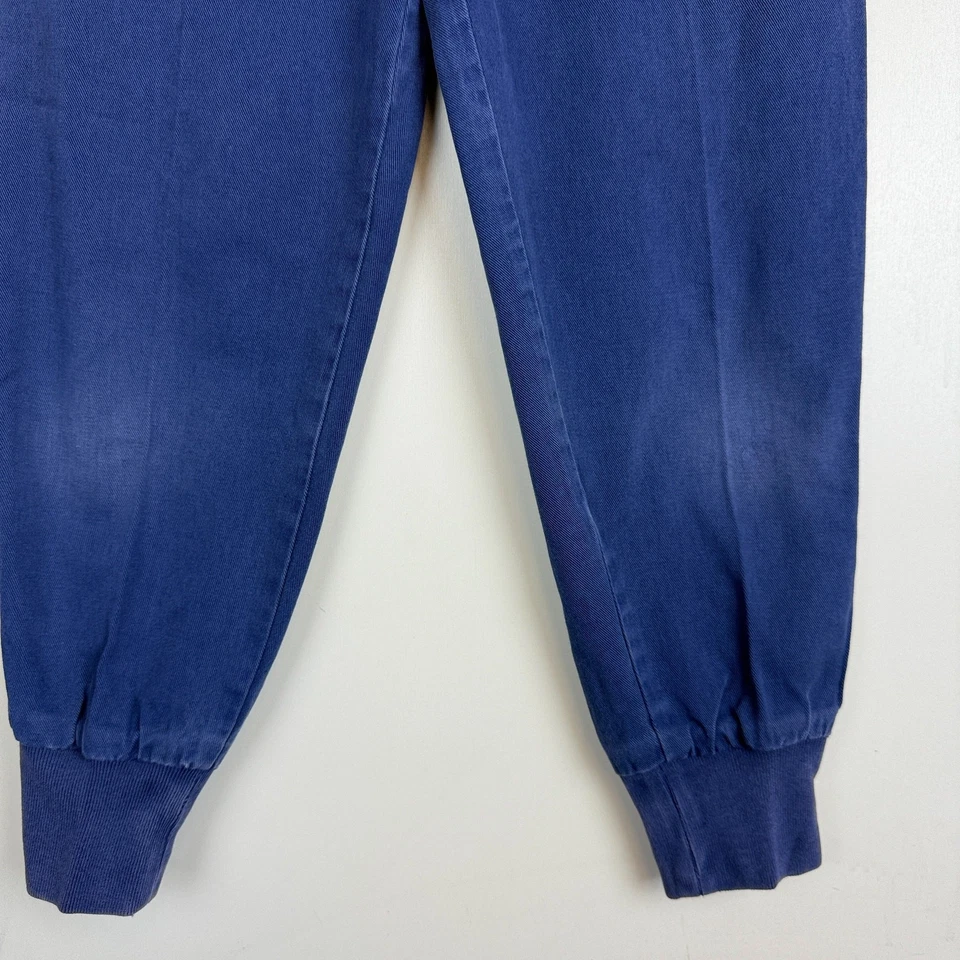 Pantalones al tobillo holgados de algodón Mervyns vintage de los 90 para niños azules - 5 5T Foto 3 de 4