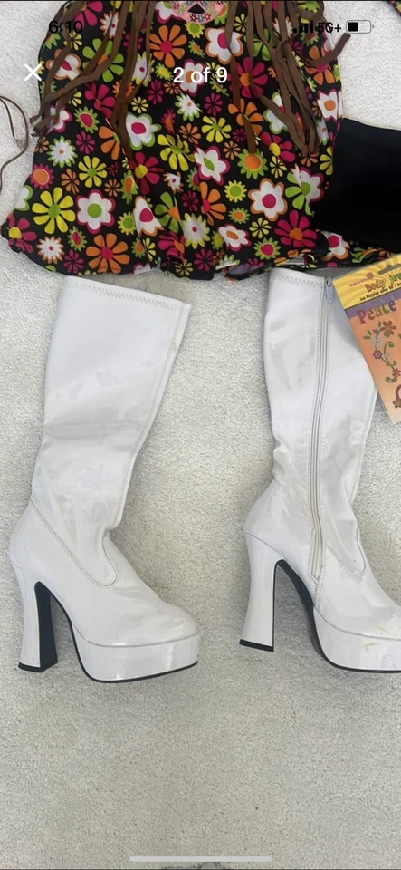 Disfraz de Halloween hippie años 60/70 Foto 2 de 4