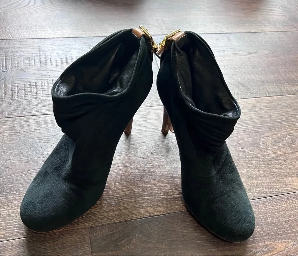 Tory Burch 黑色短靴女| eBay