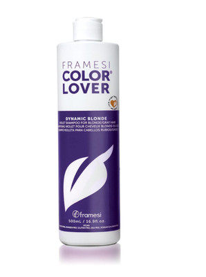 FRAMESI Color Lover Dynamic Blonde Purple Shampoo | Sulfate Free |