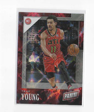 Panini Black Friday Galactic Windows Trae Young 2019 #12 #'d 23/25 Hawks