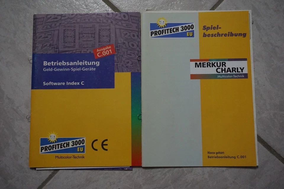 Merkur - CHARLY - Anleitung ADP Geldspielgerät Spielautomat Beschreibung - Bild 1 von 1