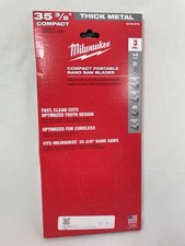 Milwaukee Tool 48-39-0519 35-3/8" 14 TPI Compact Portable Band Saw Blade 3 Pk 