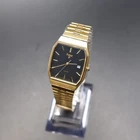 Vintage Pulsar by Seiko V322-5029 Gold Tone Watch Quartz Working New Battery