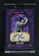 2024 Wild 5 Card Draw Contemporary Sparkles Foil Purple 3/4 Owen Paino Auto 0z5