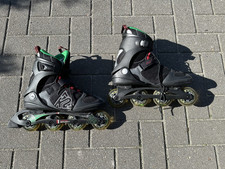 K2 Moto Sport Inliner / Inline Skates, schwarz-rot-grün Gr. 47