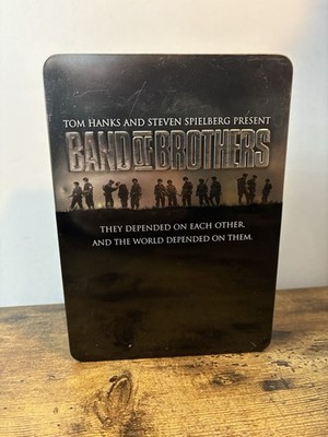 Band of Brothers 6-Disc DVD Set Collector's Tin HBO Tom Hanks Steven Spielberg