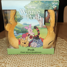 Disney Winnie the Pooh plush wired headphones
