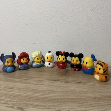 Disney Duckalooz Rubber Ducks Lot Of 8 2024 Collection Mickey Minnie Donald Olaf