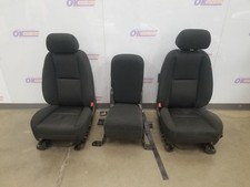 11 Chevrolet Silverado 1500 Ls Extended Cab Front Seat Set Black Cloth