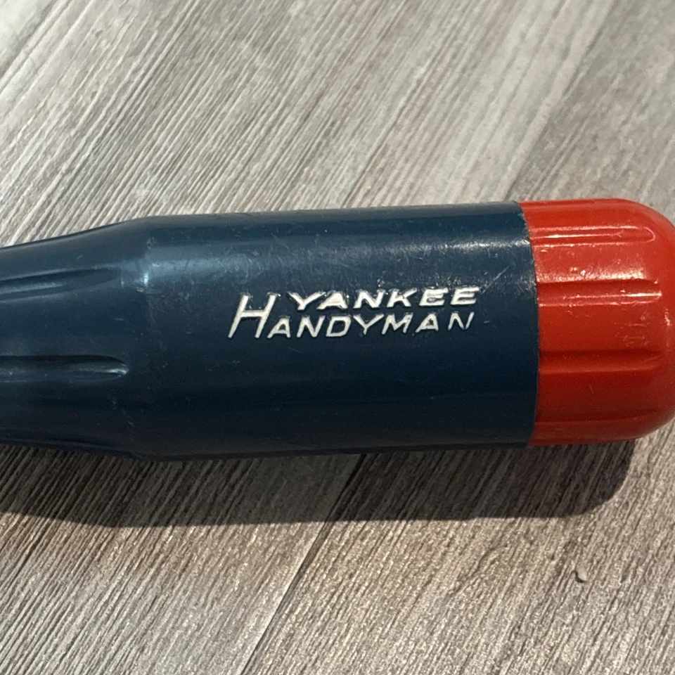 Manitas Stanley Yankee vintage No. Destornillador de trinquete espiral 46Y EE. UU. con 8 brocas Foto 3 de 4