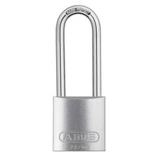 Abus 19421 Keyed Padlock, Open, Rectangular Aluminum Body, Hardened Steel