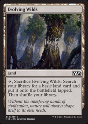 1x Evolving Wilds - Foil Light Play MTG Magic - Kid Icarus -