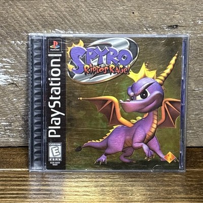 Spyro 2: Ripto's Rage PS1, Sony PlayStation 1, 1999 Gold Foil Black Label TESTED