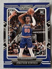 2021-22 Panini Chronicles Playbook Rookie RC Base #286 Jonathan Kuminga Warriors