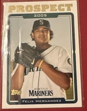 Topps 2005 Felix Hernandez Mariners Prospect Card - UH110 - Near-Mint Condition