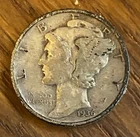 1936-D Mercury Dime VF Denver New Deal Era 90% Silver Winged Liberty US Coin