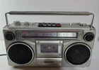 SANYO M9902-2 Boombox Cassette Player Radio Portable Stereo AM FM -WORKS-