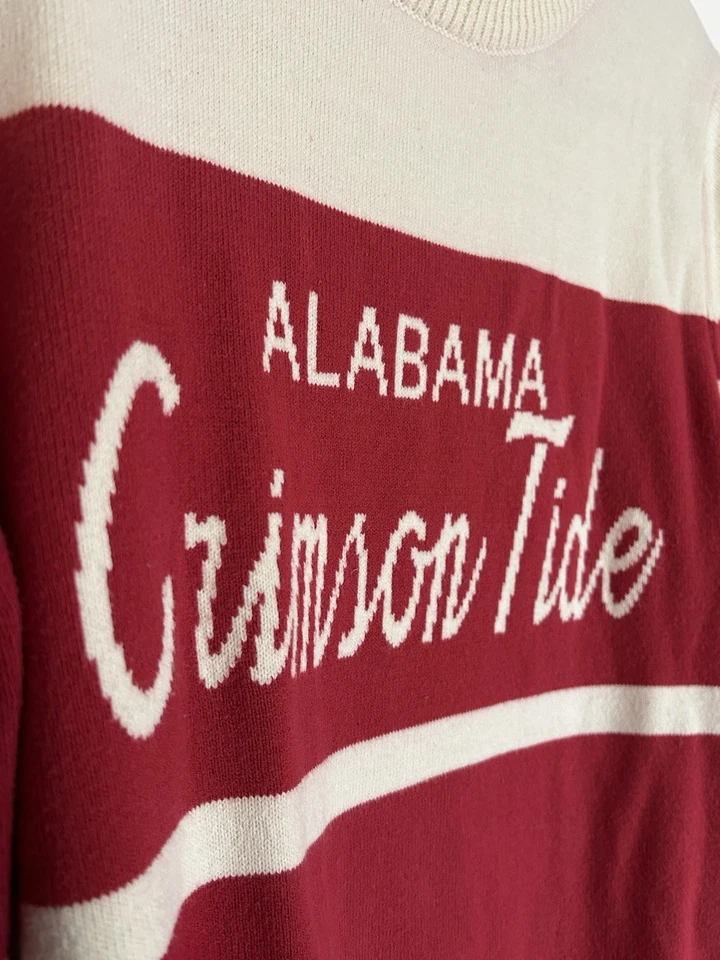 Suéter Hillflint Alabama Marea Carmesí Para Mujer Grande De Colección Inspirado Marfil Rojo Foto 3 de 4