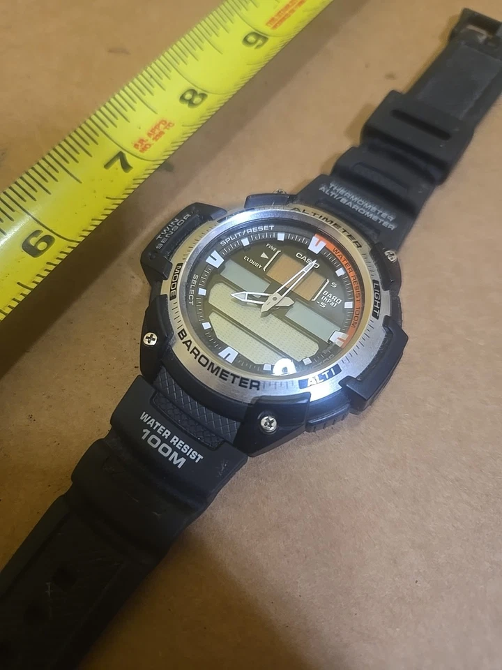 Orologio Casio SGW-400H Doppio Sensore Altimetro Barometro Termometro 100M - Immagine 2 di 4