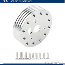 Grant 6 Hole To 3 Hole Steering Wheel Hub Adapter Spacer Kit 1 Inch Silver