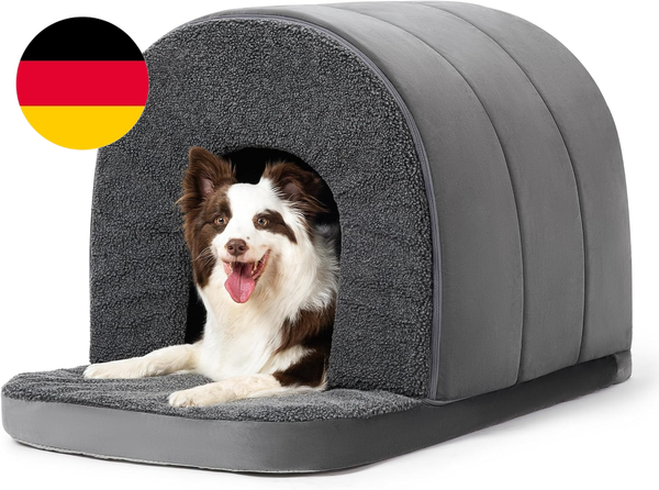 Pelzin OrthopäDisches HundehüTte Indoor - Hundehaus FüR Drinnen - HundehöHle Hun-image