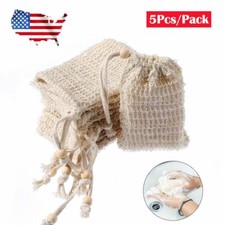 Soap Saver Bag Natural Sisal Exfoliating Soap Pouch for Foaming Drying Soap Bars