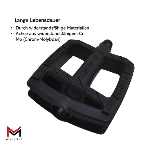 Pedali bicicletta pedali bicicletta Steady Flat 2 antiscivolo MTB trekking e-bike - Foto 7 di 9
