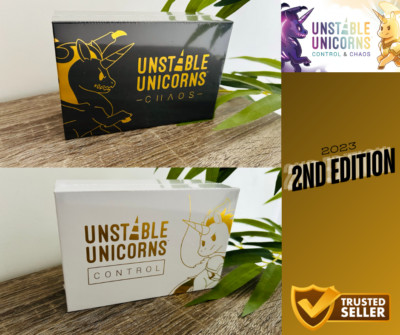 Unstable Unicorns Chaos and Control Card Game 2023 2nd Edition | FREE EXPRESS