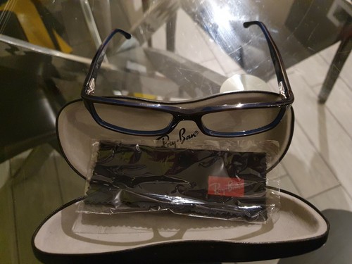 Montatura Occhiali da Vista Uomo Ray Ban marrone blu Squadrato Squar | eBay