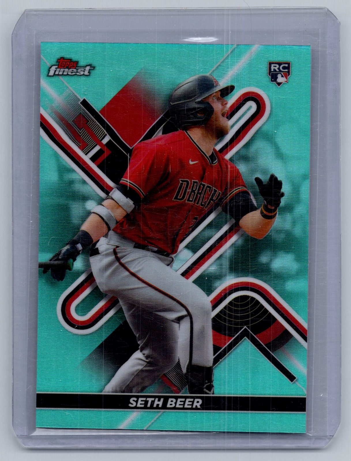 2022 Finest #18 Seth Beer /199 RC Rookie Aqua Refractor