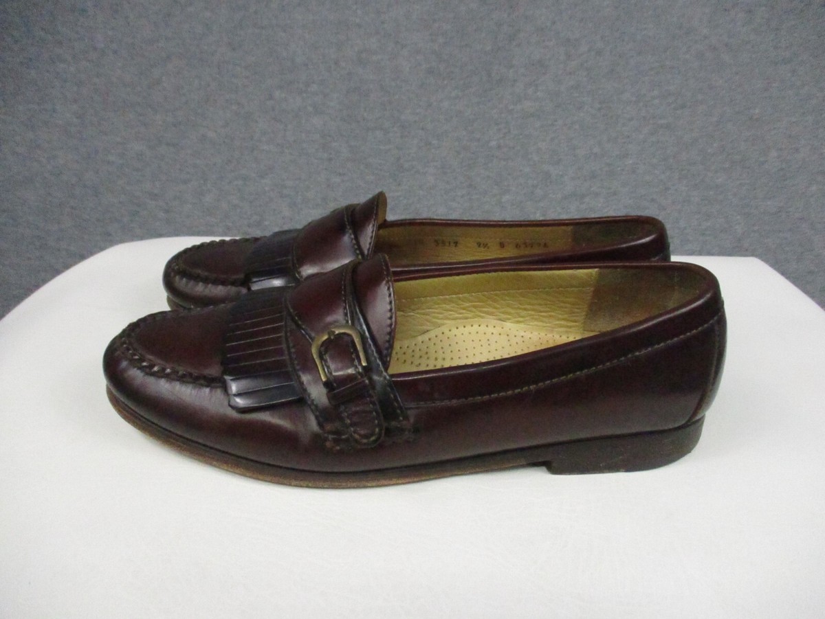Vtg rare Cole Haan Country Brown Leather Loafers handmade kiltie handmade USA 7 Cole Haan Vintage Tassel Kiltie Loafer - Etsy main image 2