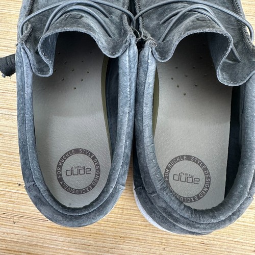 Hey Dude Mens Wally Suede Musk US 9 Pavement slip on comfort gray - Picture 11 of 13