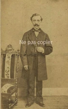 MAN circa 1860 CDV by FIXON in PARIS