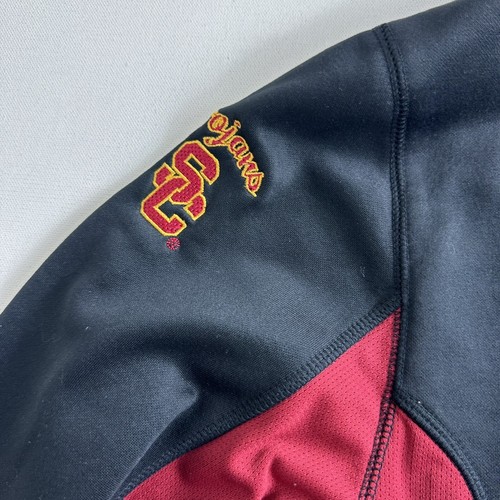 Nike USC Trojans Hoodie Sweater Men's Size XS Black Therma-Fit University Active - Picture 7 of 11