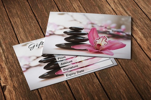 Gift Voucher Card Beauty Salon Spa Wellness Massage x10 + Envelopes - Picture 2 of 10