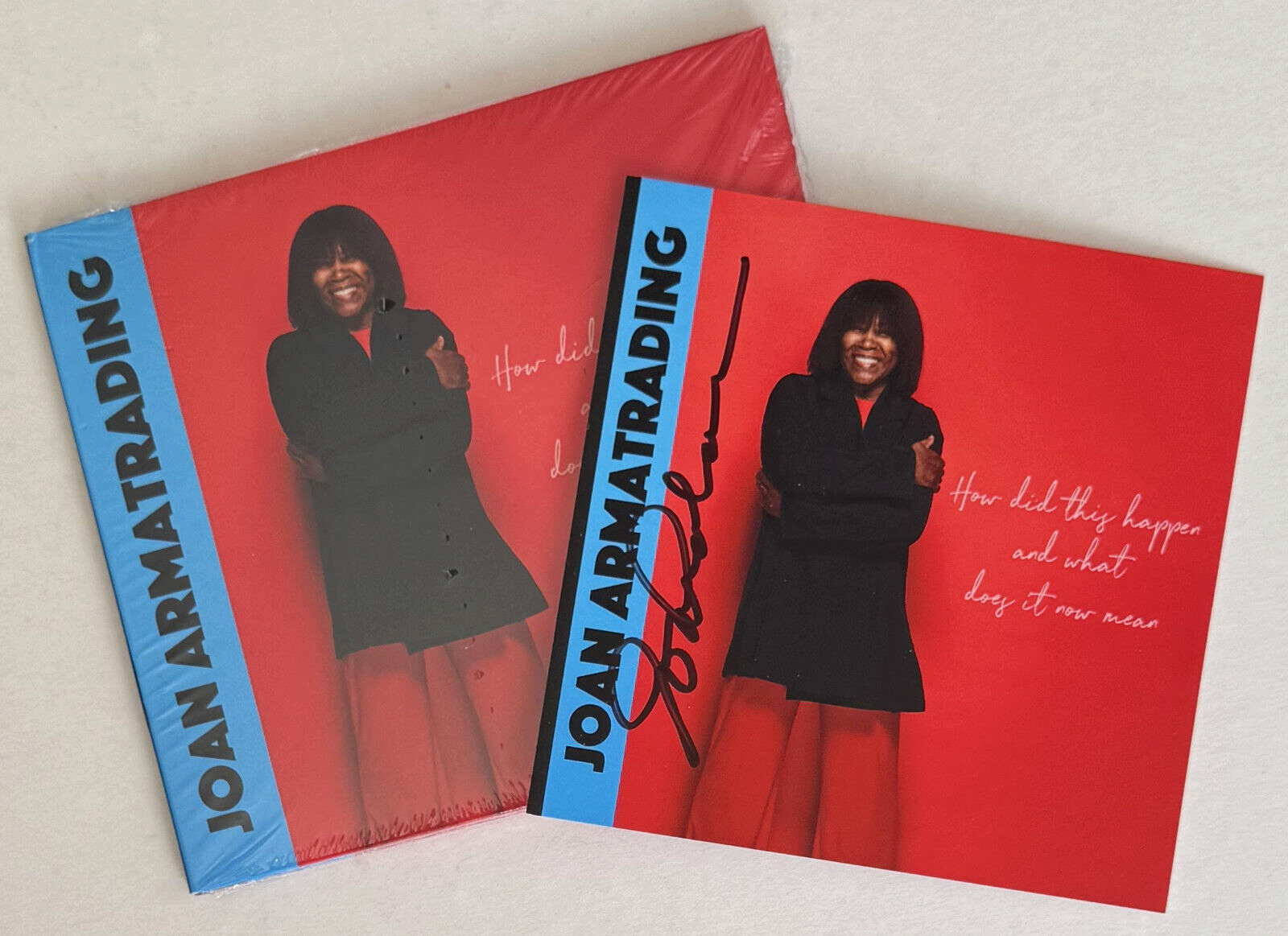 JOAN ARMATRADING * HOW DID THIS HAPPEN ... * UK 12 TRK CD w/ SIGNED ART CARD