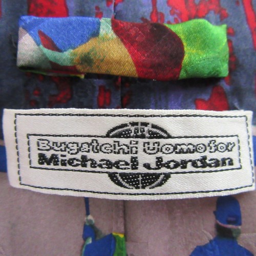 Bugatchi Uomo for Michael Jordan Golf Tie Novelty Golf Sports Patterned Necktie - Picture 4 of 8