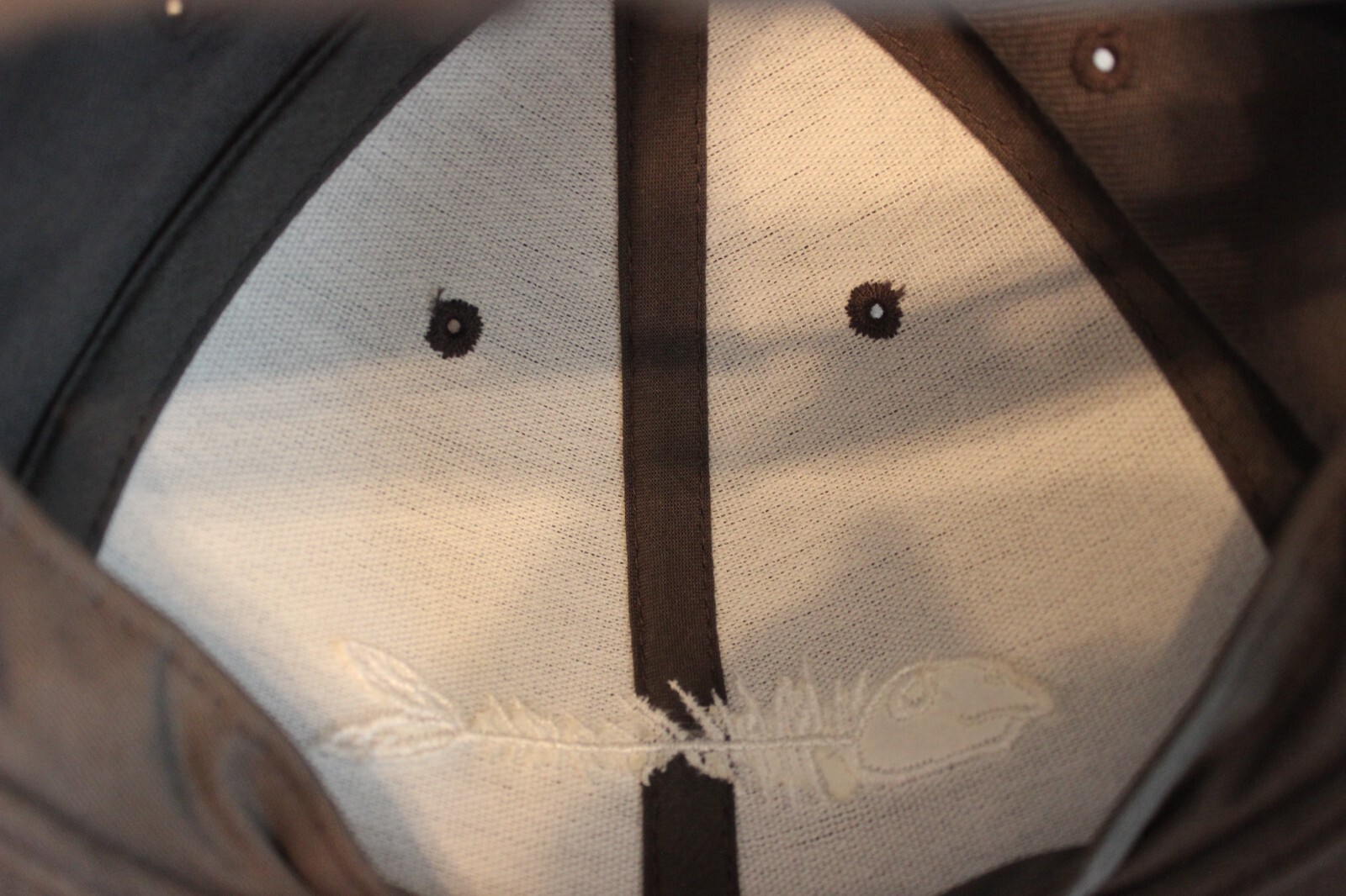 Fish Bone Grey Adjustable Snapback Hat Embroidere… - image 12