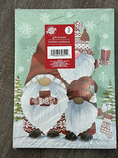 New 4 Christmas Gift Boxes 8" X 7" X 3" BY Christmas House  NEW