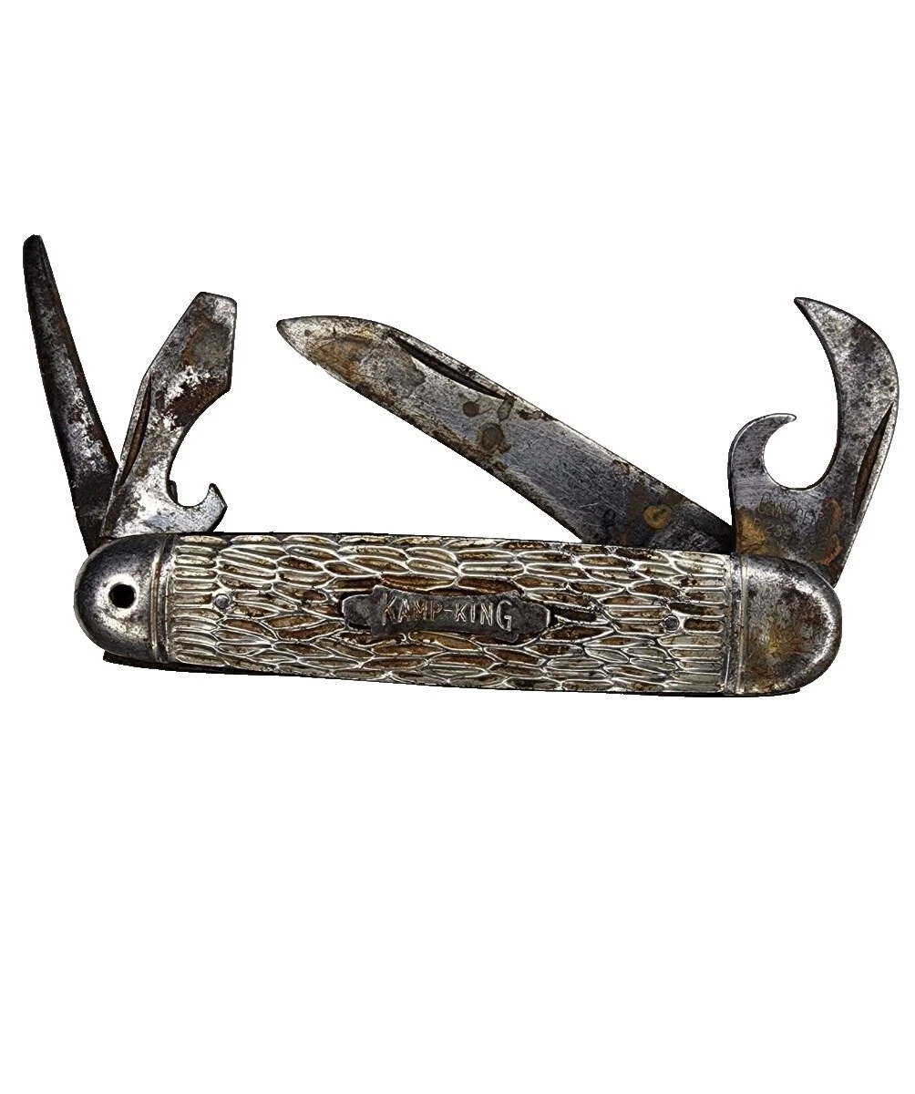 Stainless Steel Blade Bone Handle Multi-tool Collectible Vintage Folding Knives