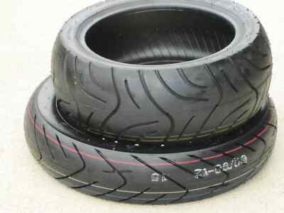 DIABLO CHOPPER TUBELESS TIRES FRONT (90/90-12) REAR (130/60-10