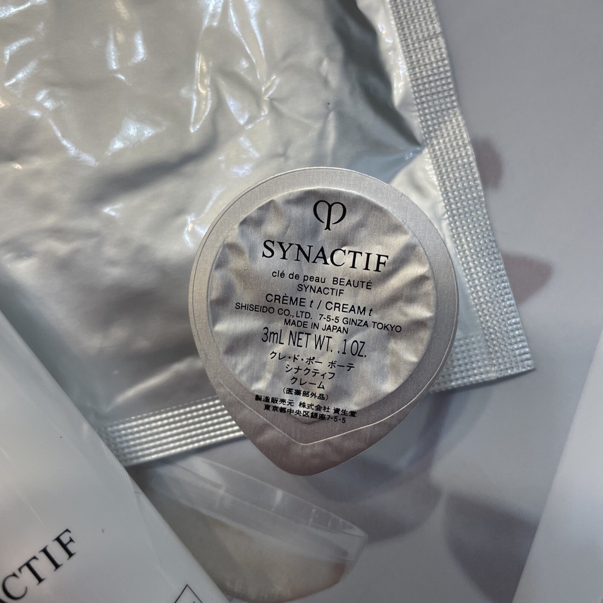 CLE DE PEAU BEAUTE LOTION CREAM SET SYNACTIF INTENSIVE FACIAL MASK